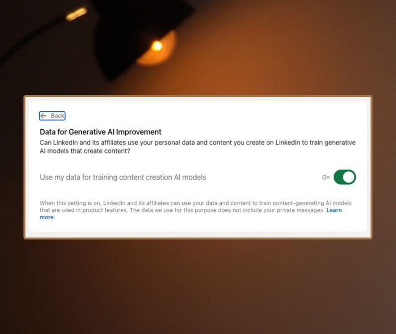 Od novembra LinkedIn koristi vaše aktivnosti da trenira svoj AI