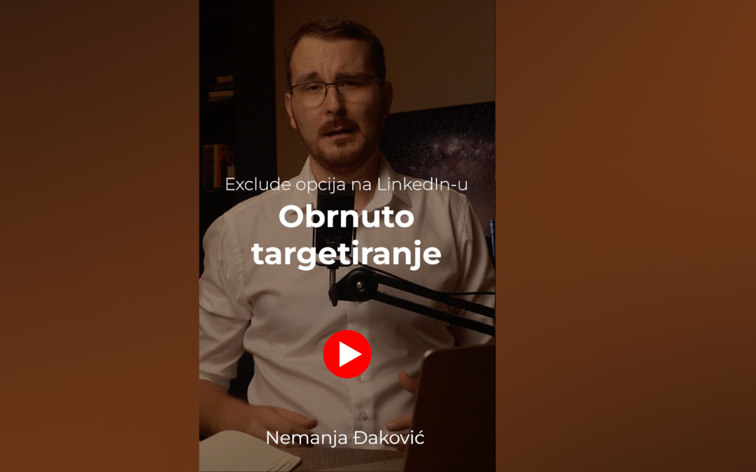 Exclude opcija i obrnuto targetiranje za male i srednje kompanije