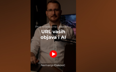 Prva rečenica na LinkedIn-u: URL vaših objava i AI